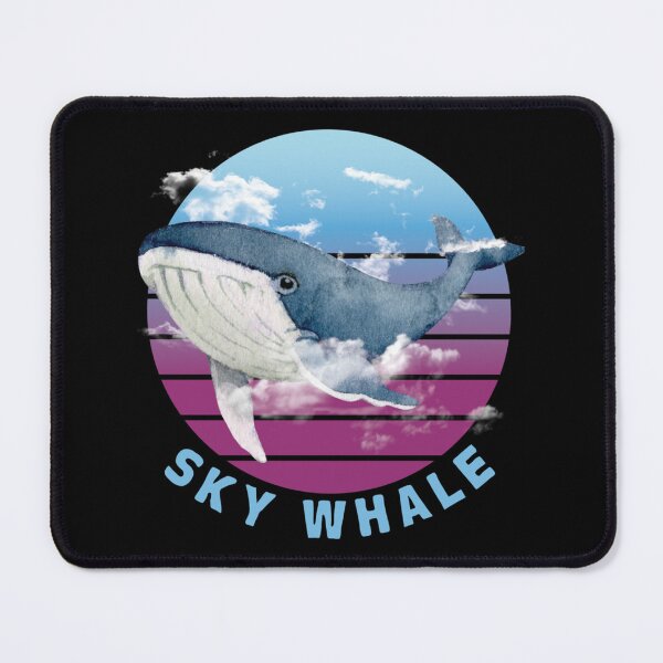 Item preview, Skywhale Floating In The Clouds Active T-Shirt designed and sold by amberk1cira.