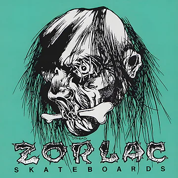 Vintage Pushead Zorlac Skateboards Shrunken Head