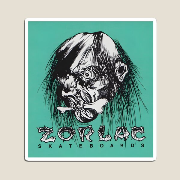 Vintage Pushead Zorlac Skateboards Shrunken Head