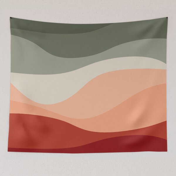 Item preview, Retro style design with colorful waves designed and sold by BattaAnastasia.