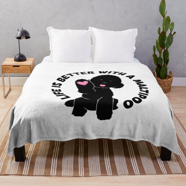 Item preview, Life Is Better With A Maltipoo. Black Maltipoo designed and sold by natysik111188.