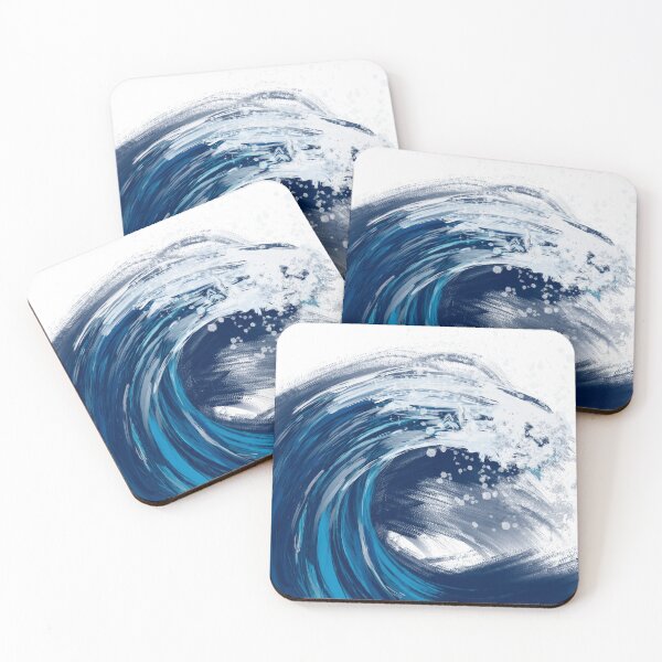 Item preview, HANDMADE PAINT- OCEAN - OCEAN WAVES ART - ART WAVES - ART OCEAN - OCENA LOVER  designed and sold by Tropical Blood.