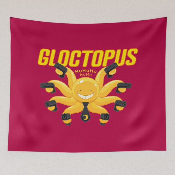 Item preview, Gloctopus - Anime Octopus with Guns Funny Pun designed and sold by Chonkitty.