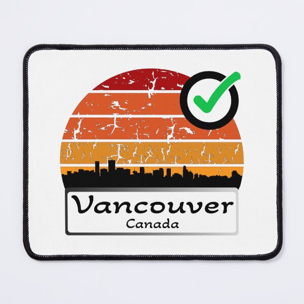Item preview, Vancouver - Canada Skyline vintage black designed and sold by WhereIsTravis.