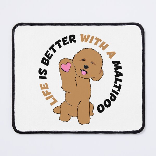Item preview, Life Is Better With A Maltipoo. Golden Maltipoo designed and sold by natysik111188.