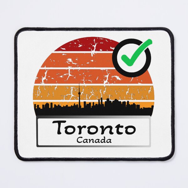 Item preview, toronto - Canada Skyline vintage black designed and sold by WhereIsTravis.