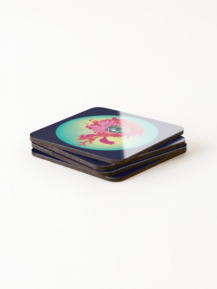 Thumbnail 4 of 5, Coasters (Set of 4), Bloom designed and sold by InfinitePathArt.
