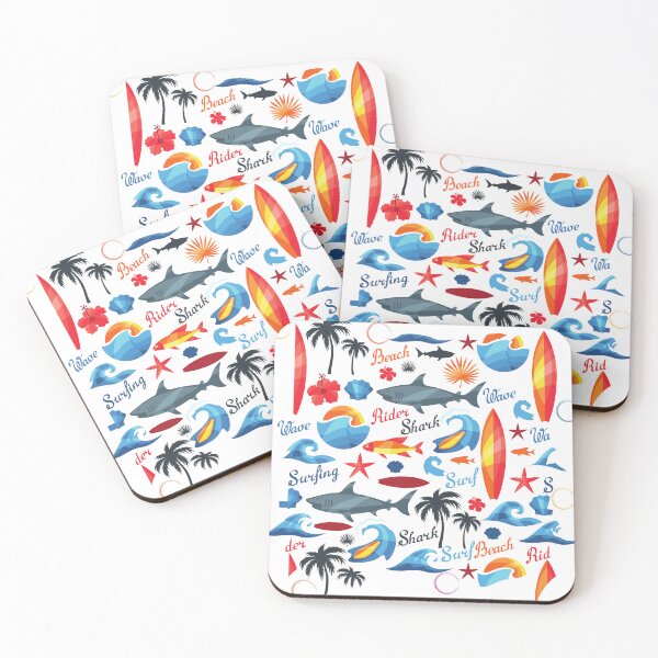 Item preview, Colourful SurfingPattern - Holiday Design designed and sold by CreativNode.