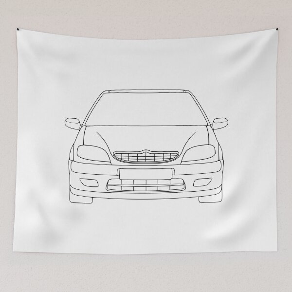Item preview, Citroen Saxo VTS VTR facelift 1999-2004 Black lines designed and sold by EdimDesign.
