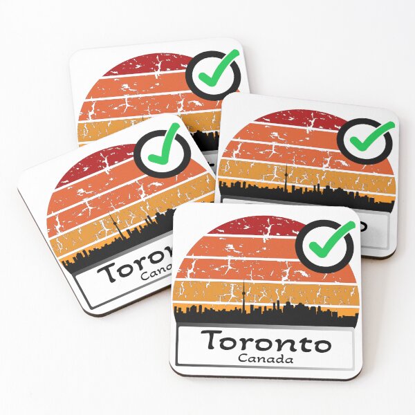 Item preview, toronto - Canada Skyline vintage black  designed and sold by WhereIsTravis.