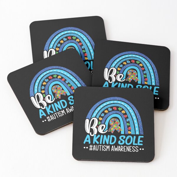 Item preview, Be A Kind Sole Autism Awareness Acceptance Puzzle Rainbow designed and sold by HaaChris-Artis.