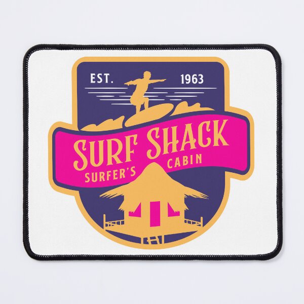 Item preview, Pink Orange Surf Shack Cabin Design - Holiday Collection designed and sold by CreativNode.