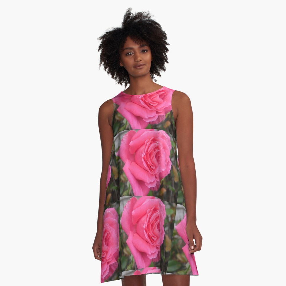 Pink Reverberation A-Line Dress