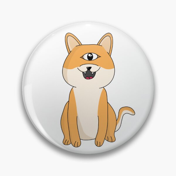 Item preview, One eye cartoon Shiba Inu designed and sold by Timo Dubisar.