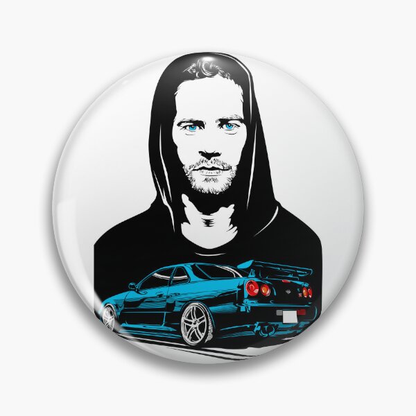 Item preview, Paul Walker Blue Sport Racing Car Fast Drift designed and sold by halleinstyle.