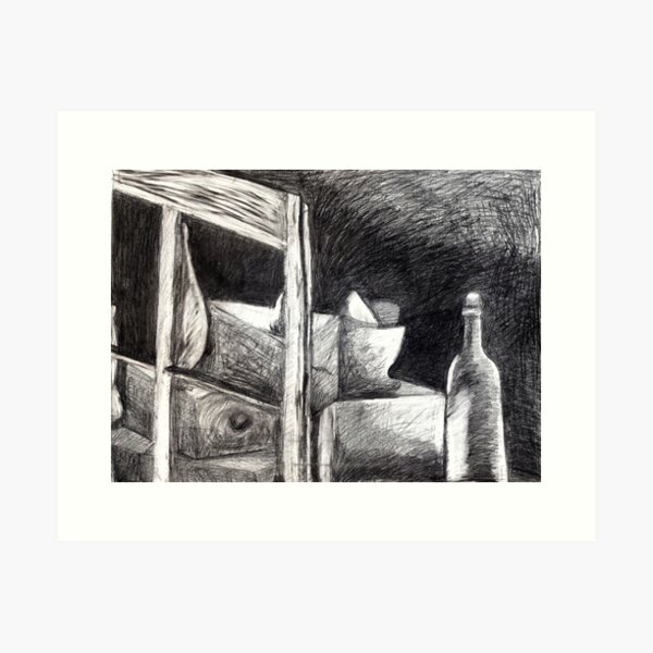 Wine Through the Window Art Print