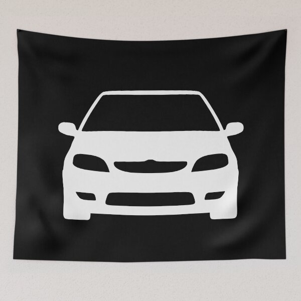 Item preview, Citroen Saxo VTS VTR facelift 1999-2004 white silhouette designed and sold by EdimDesign.