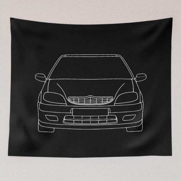 Item preview, Citroen Saxo VTS VTR facelift 1999-2004 white lines designed and sold by EdimDesign.