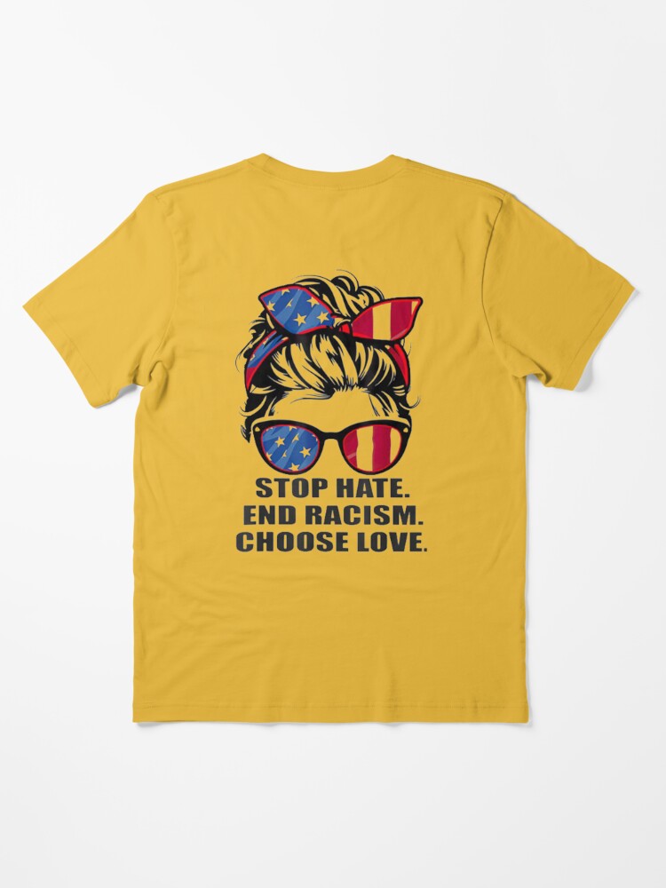 Choose Love Buffalo Stop Hate Pray For End Racism Shirt - Teeholly