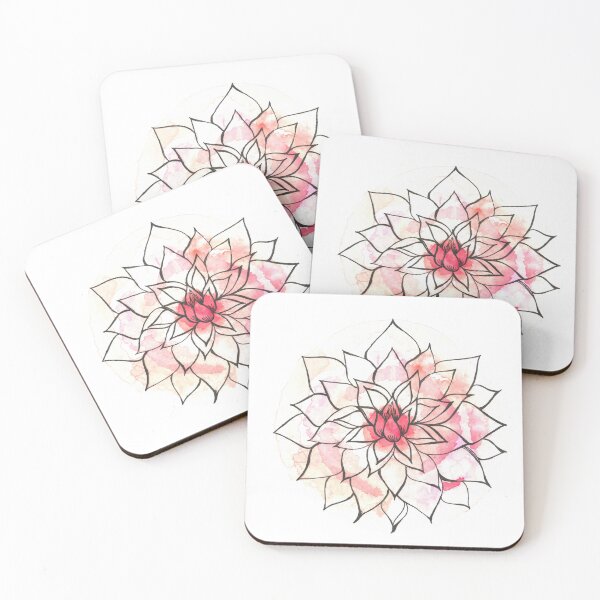 Item preview, Watercolor Lotus Flower Mandala designed and sold by CarlaBedia.