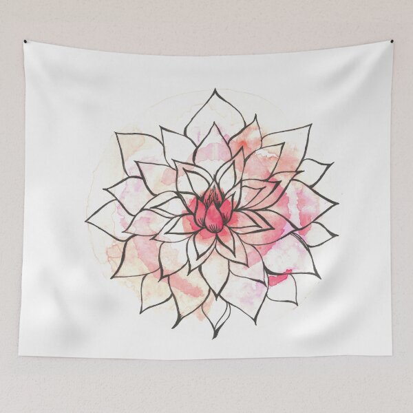 Item preview, Watercolor Lotus Flower Mandala designed and sold by CarlaBedia.