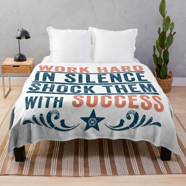 Item preview, Motivational Work Hard in Silence Inspirational Quote designed and sold by wingstar.