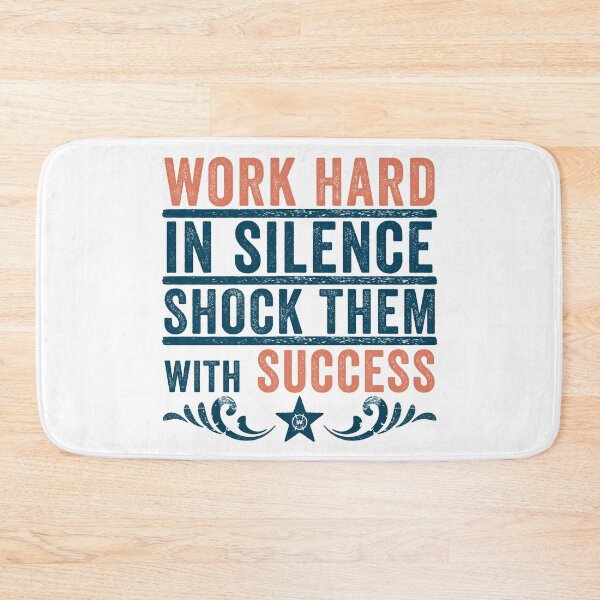 Item preview, Motivational Work Hard in Silence Inspirational Quote designed and sold by wingstar.