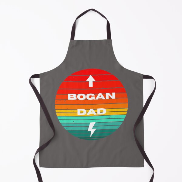 Item preview, Bogan Dad Retro Sunset with Lightning Symbol, Funny Fathers Day Gifts, Funny Fathers Day Quotes designed and sold by BoganSlogan.