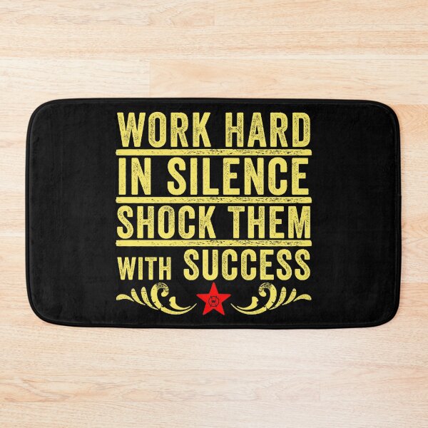 Item preview, Motivational Work Hard in Silence Inspirational Quote designed and sold by wingstar.