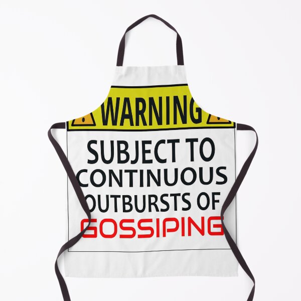 Item preview, WARNING SUBJECT TO CONTINUOUS OUTBURSTS OF GOSSIPING designed and sold by AVOGATO KITTY KAT CAT.