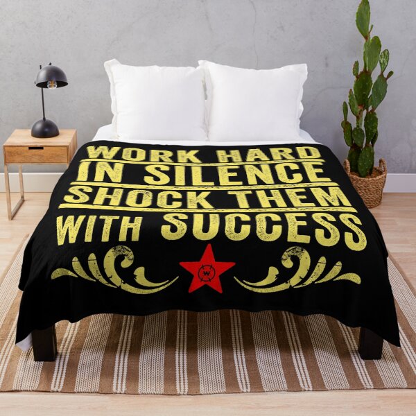 Item preview, Motivational Work Hard in Silence Inspirational Quote designed and sold by wingstar.