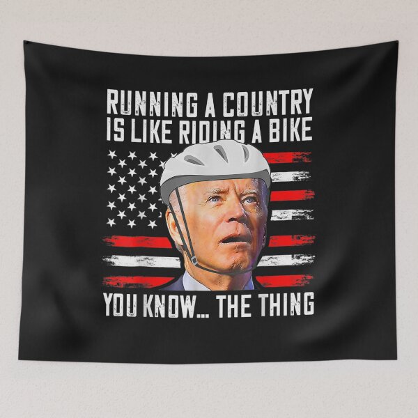 Item preview, Running A Country is Like Riding a Bike You Know The Thing designed and sold by RahmaniArt.
