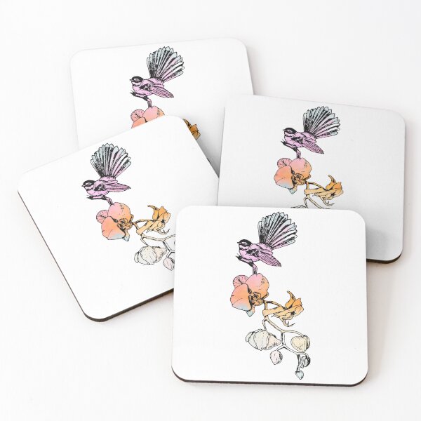 Item preview, Curious fantail pastel design designed and sold by Storme-Creative.