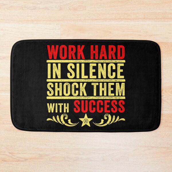Item preview, Motivational Work Hard in Silence Inspirational Quote designed and sold by wingstar.