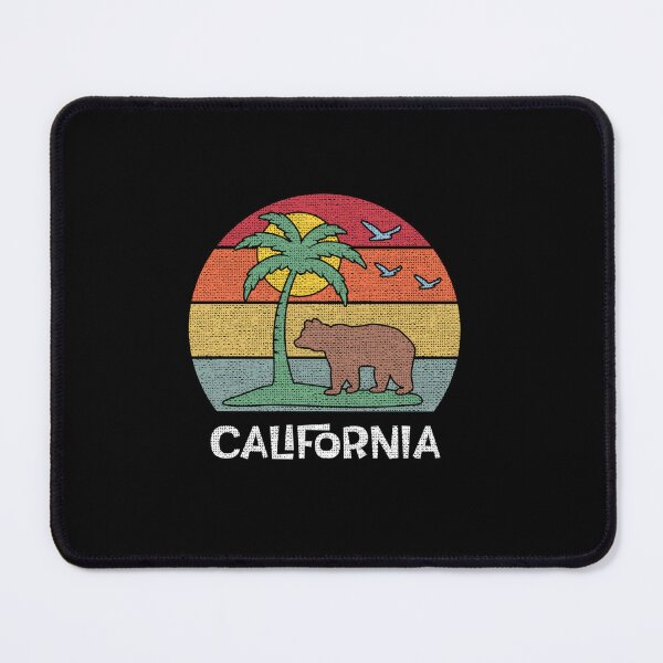 Item preview, RETRO CALIFORNIA BEACH SUNSET BEAR AND PALM TREE SUN designed and sold by sobriowslen.