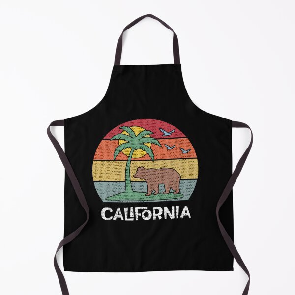 Item preview, RETRO CALIFORNIA BEACH SUNSET BEAR AND PALM TREE SUN designed and sold by sobriowslen.