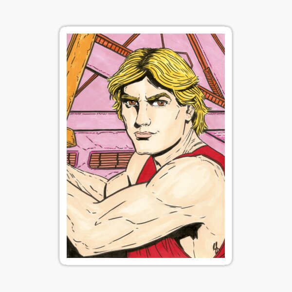 Item preview, Flash Gordon Sticker designed and sold by donniejeanjr6.