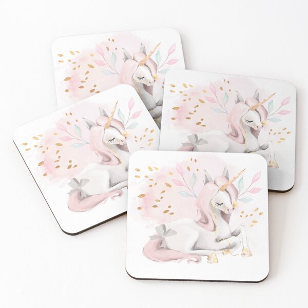 Item preview, Unicorn Dream in Pink and Gold designed and sold by Paulele.