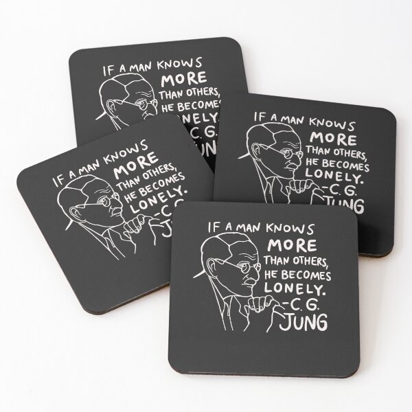 Item preview, Carl Gustav Jung Quote - If a man knows more than others, he becomes lonely designed and sold by isstgeschichte.