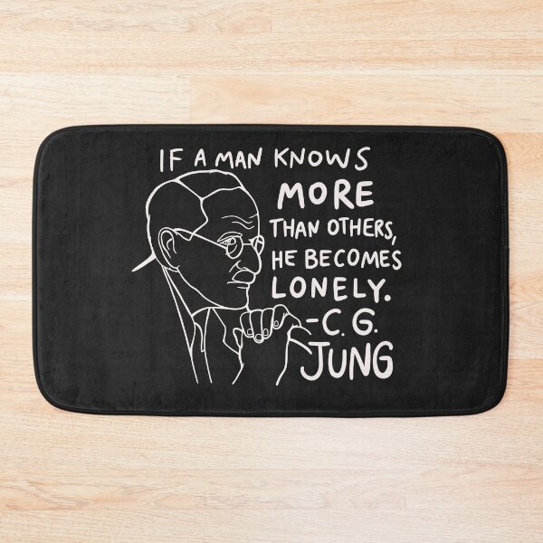 Item preview, Carl Gustav Jung Quote - If a man knows more than others, he becomes lonely designed and sold by isstgeschichte.