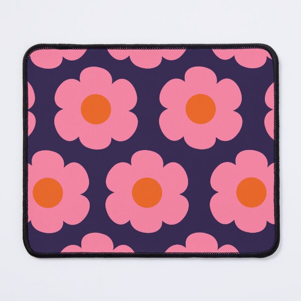 Item preview, Tivoli Flowers Retro Floral Pattern Pink Orange Blue designed and sold by kierkegaard.
