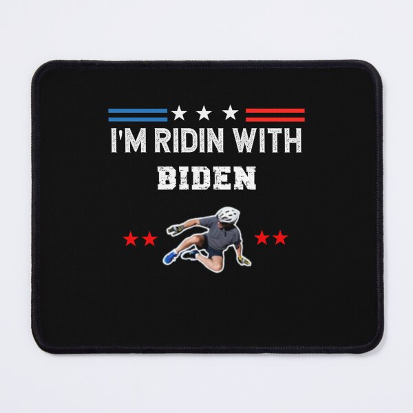 Item preview, I'm Ridin With Biden Funny Biden Falls off Bike designed and sold by RahmaniArt.