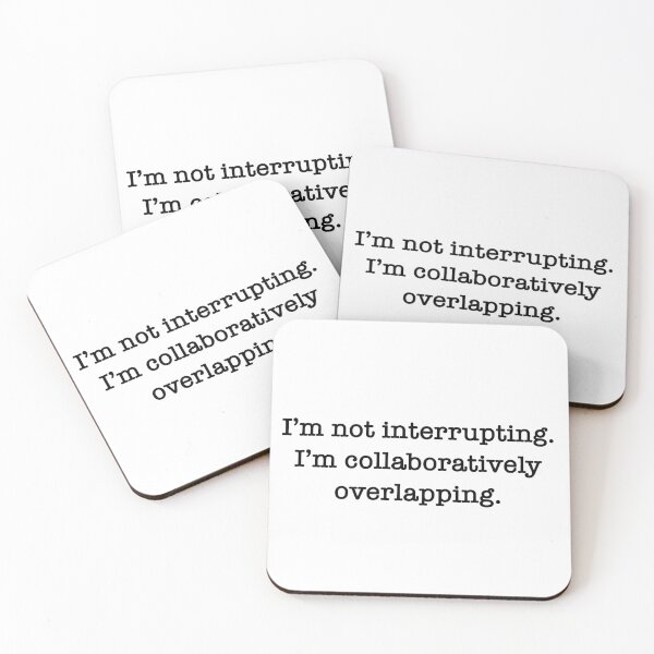 Item preview, quote about interrupting designed and sold by hookline.