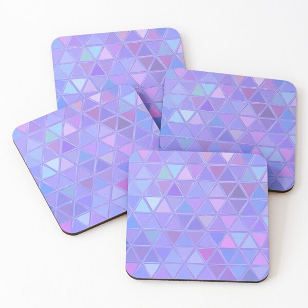 Item preview, Purple Pastel Triangles designed and sold by D-Kaleidoscope.