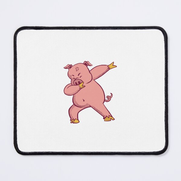 Item preview, dabbing-pig-character-t-shirt-design. designed and sold by JAMALSTORE92.