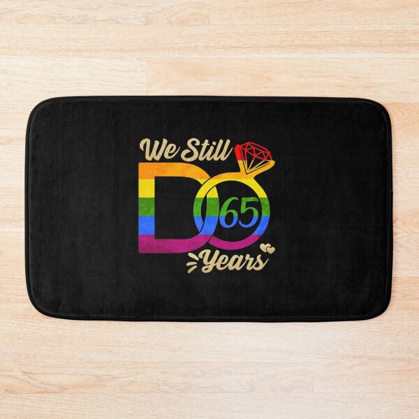 Item preview, WE STILL DO WEDDING ANNIVERSARY LGBTQ PRIDE RAINBOW 65 YEARS designed and sold by sobriowslen.