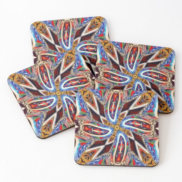 Item preview, Colorful art flower patterns designed and sold by Patternflower.