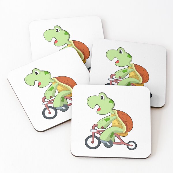 Item preview, Turtle with Bicycle designed and sold by Snabdesign84.