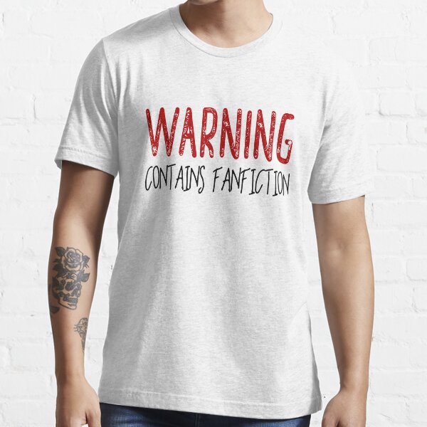 Item preview, Warning Contains Fanfiction designed and sold by Mira Rose.