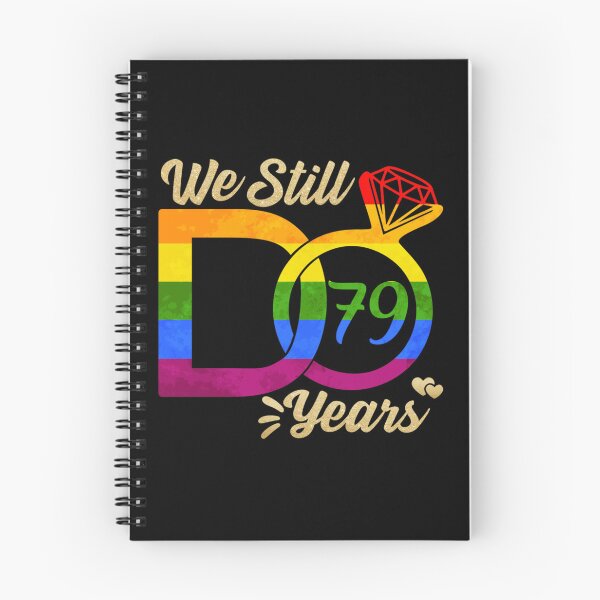 Item preview, WE STILL DO WEDDING ANNIVERSARY LGBTQ PRIDE RAINBOW 79 YEARS designed and sold by sobriowslen.
